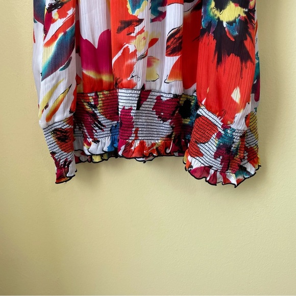 Cato Women’s Plus Size 18/20W Bright Floral top - Picture 5 of 7